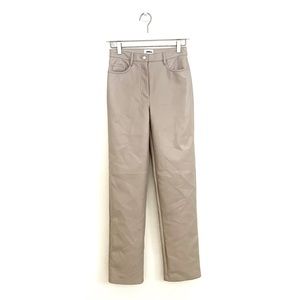 ARITZIA Wilfred Melina Vegan Faux Leather High Rise Pants Size 0